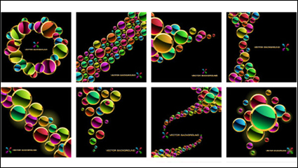 Beautiful colorful plate 03 - vector material