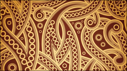 European fine pattern background 05 - vector material