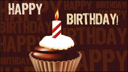 Birthday cake 01 - vector material