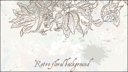 Line art pattern background 01 - vector material