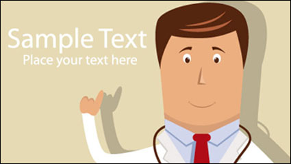 Cartoon professional image 02 - vector material