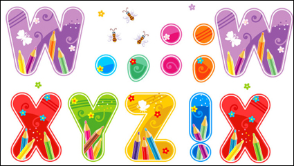 Font Design Series 46 - vector material