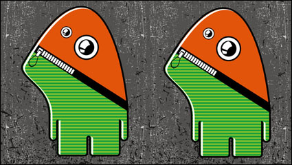 Cute Funny cartoon 04 - Vector