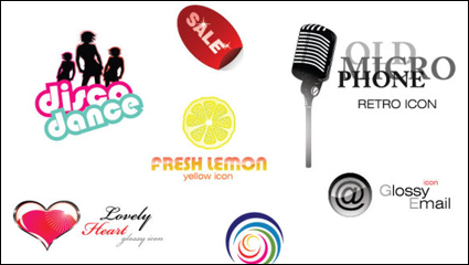 Entertainment icon 01 - vector material