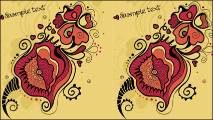 Fine illustrator patterns 05 - vector material