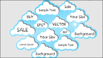 Pierced page template 02 - vector material