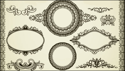 Classic pattern border 01 - vector material