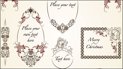 European pattern border 04 - vector material