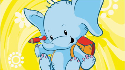 Cartoon image 05 - vector material