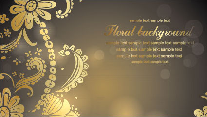 European pattern background 05 - vector material