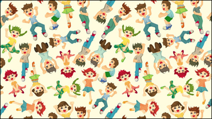 Cartoon illustrator 01 - vector material