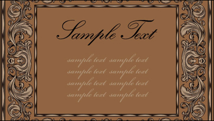 European pattern border 03 - vector material