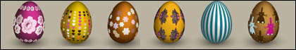 6 eggs Vector material