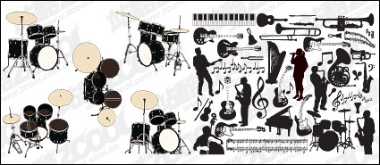 Vector instruments and material figures in Pictures