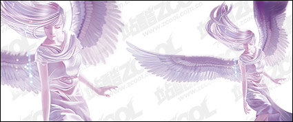 ai Angels vector drawing material