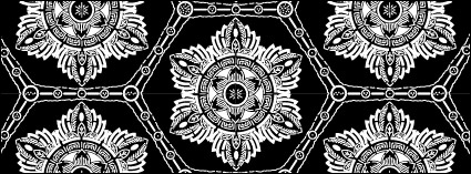 Vector traditional tiled background material-14