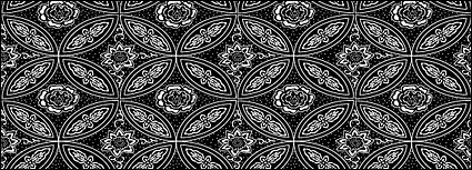 Vector traditional tiled background material-15