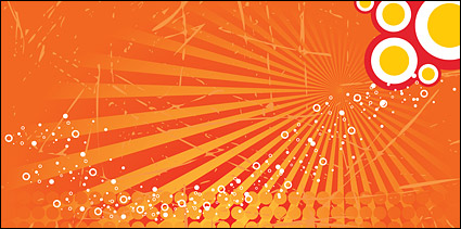 summer theme vector material