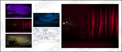 Buwen background material and fashion pattern vector