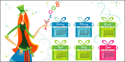 2008 calendar year vector material-1