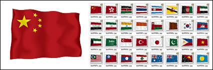 Vector flag material